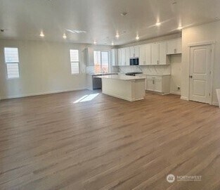 Great room to kitchen