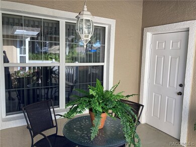 Shaded Porch to Garage Entry