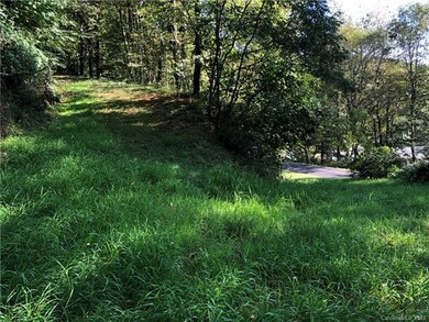 View of first switchback of roughed in drive