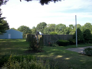 View of the detached 4+ garage with room for antiq