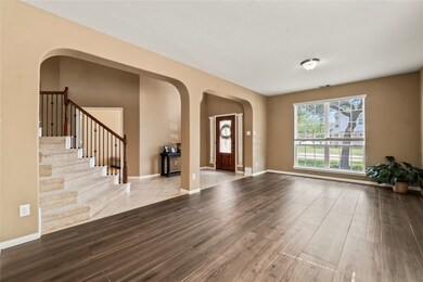 Spacious expanded dining room seamlessly connected
