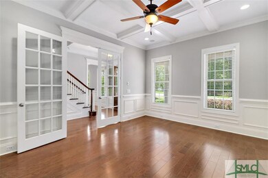 Large office/study at the front of the home with f