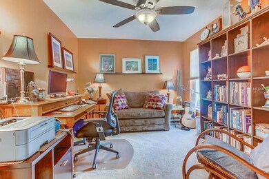 This office area could be used as a third bedroom 