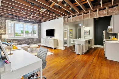 Spacious living and dining