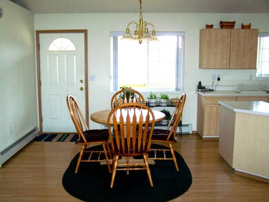 Dining area with south facing window