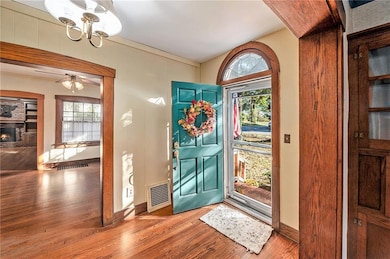 Much of the original trim detail and built-ins add to the charm of this home.