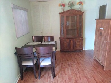 Dining room with closet