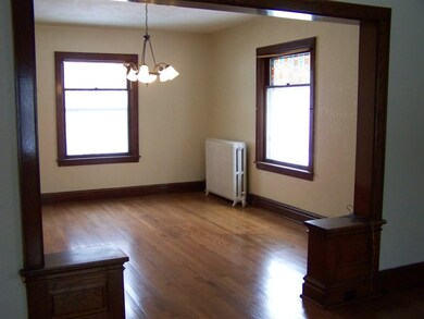 view into dining room