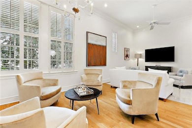 view of the sitting area and living room from the
