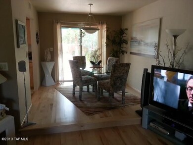 Maplewood Flooring in Living and Dining