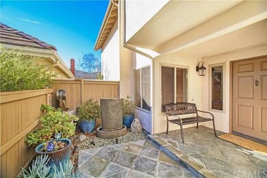 Front entry with waterfall