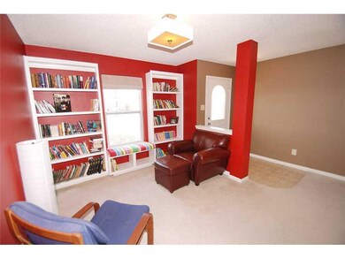 Living Room. Living room with quality built-ins.