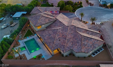 Aerial view of property and surrounding area