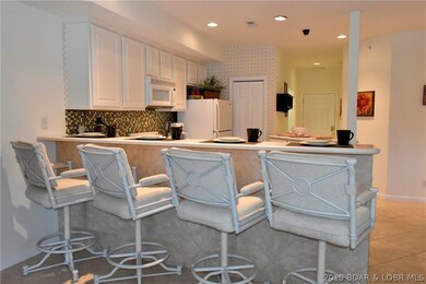 Bar seating is great for parties or just a quick s