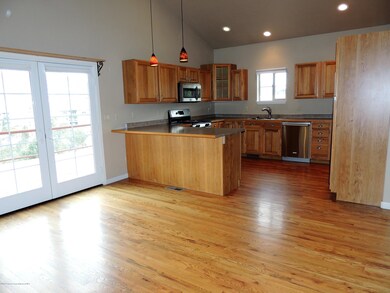 Kitchen and dining area