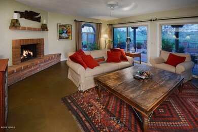Living Room with Fireplace
