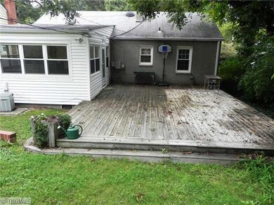 Exterior Back. Giant Deck
