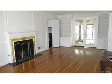 View of French Doors leading to Florida Room flank