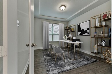 Private study virtually staged