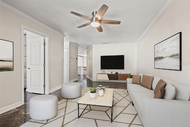 Formal living room - virtually staged