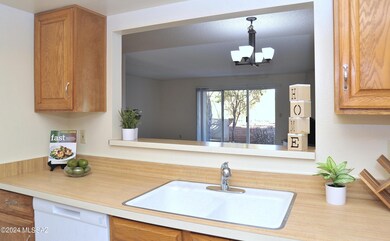 Kitchen Pass-through to Living Room