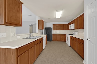 Does not include fridge for display purposes only