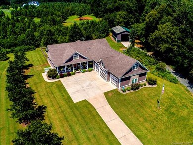Large lot with lots of privacy and a separate driv