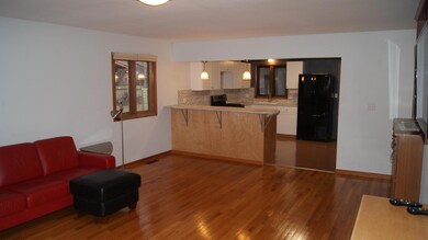 living to kitchen