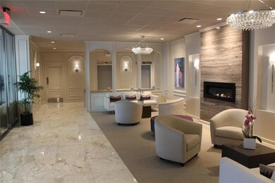 View of the lobby with private entrance to Domonic