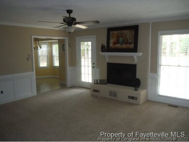 Oversized Den w/Fireplace
