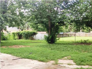 Large backyard