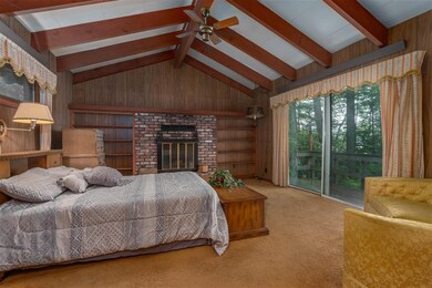 Fireplaced Bedroom for cool nights.