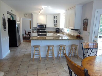 kitchen from breakfast area