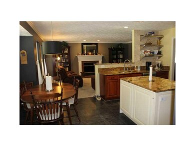 Kitchen. Open concept to the family room
