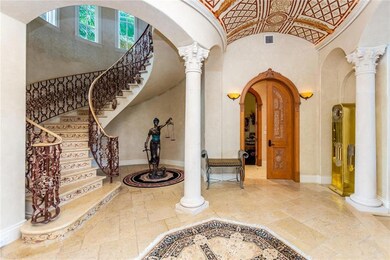 Foyer and entry of downstairs master