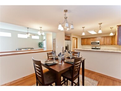 Dining room and adjoining breakfast bar