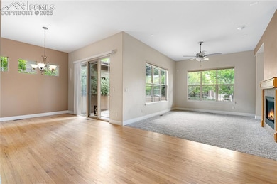 Dining room, living room