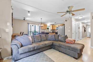 Downstairs open floor plan