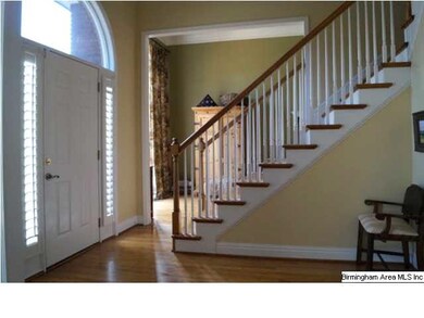 Entry foyer looking towards the living room/study