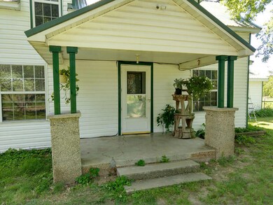 Closeup Front Porch
