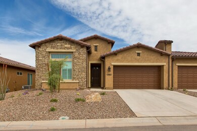 Front of villa