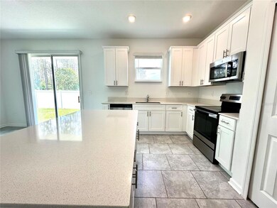 Ample kitchen