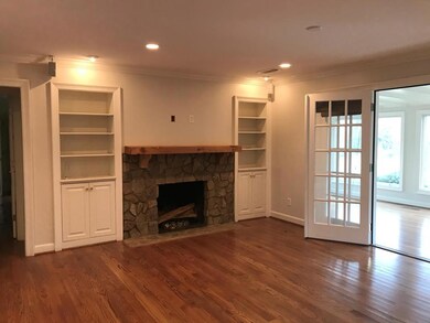Newly painted rooms