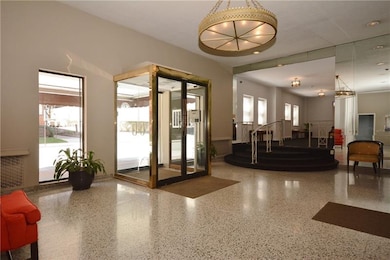 Secure building lobby