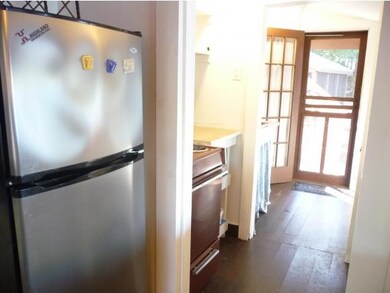 View to kitchen door