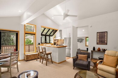 Family room and kitchen