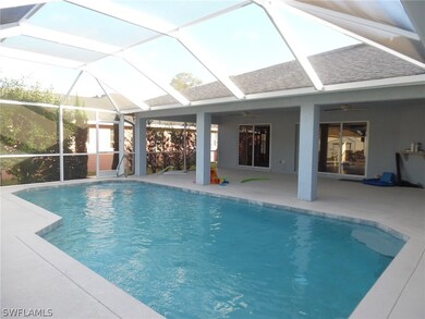 Under-truss lanai is approximately 16' x 34'