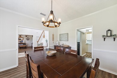 Another view of the formal dining room, to the lef