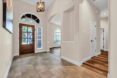 As you step through the front door, you're welcomed by a bright and inviting interior, offering a warm first impression of the home.
