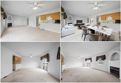 **One Photo is virtually staged and shown next to